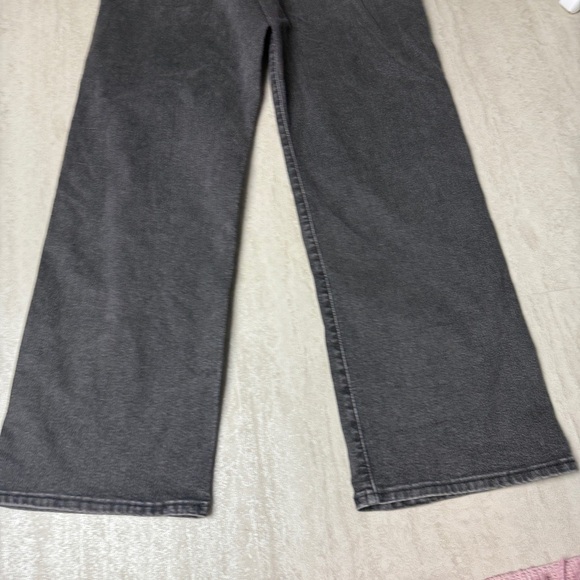 Levi Strauss jeans high rise loose straight black denim size 6 W28 - Picture 8 of 10